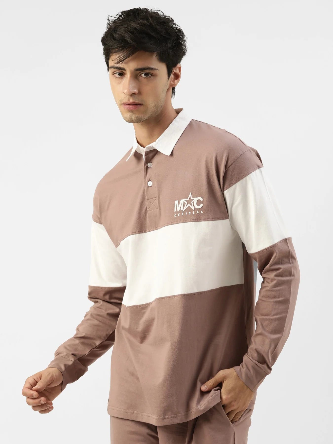 Full Slews Oversized Polo T - Shirt - vyapo